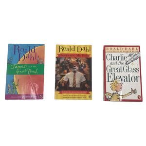 Lot of 3 Puffin Books by Roald Dahl Various Titles Paperback Ages 8+